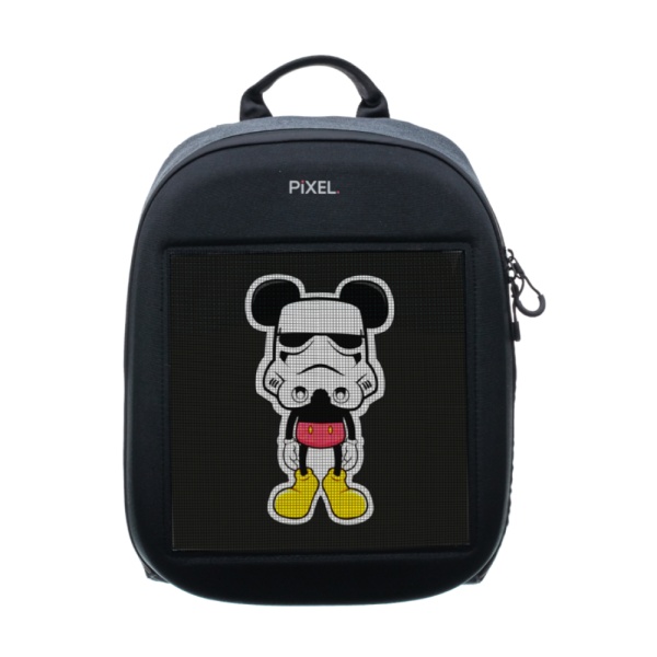 Рюкзак с LED-дисплеем PIXEL ONE - GRAFIT (серый), BT